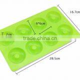 Hot Sell Silicone Bagels Mold DIY Doughnut Mold Baking Pan thumbnail-2