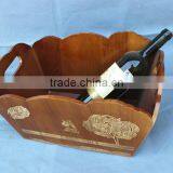 Vintage Country Used Natural Wooden Wine Crates For Sale thumbnail-1