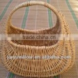 Wholesale multifunctional willow handle shopping baskets