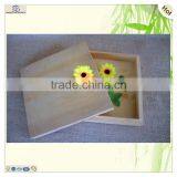 Heze Candy Holder Plain Lid Pine Suitcase Box thumbnail-5