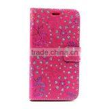 Peacock Pattern Wallet Case PU Leather Flip Case Colorful Phone Covers for Wiko Bloom thumbnail-3