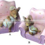 Resin Sofa Coin Bank in the Shape of Children thumbnail-1