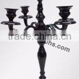 Black Candelabra 5 Candle & Candle Holders Black Candelabras Sale thumbnail-3