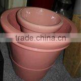 SJZJN 2656 Beautiful Hand Carved Garden White Marble Pots Flower Planter thumbnail-1