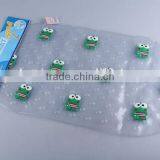 Transparent PVC Anti Slip Bath Mat With 3D Frog Patterns/bathroom Mat thumbnail-1