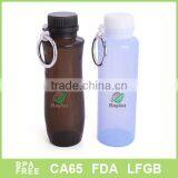 NEW Silicone Water Bottle With Carabiner thumbnail-1
