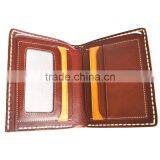 Minimal Leather Wallet Genuine Leather Card Holder With Pocket Wallet thumbnail-5