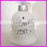 Ceramic Christmas Bell With LED Light Hollow Design for Home Decoration thumbnail-4