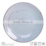 Antique White Color Glazed Cheap Ceramic Plates thumbnail-2