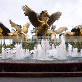 Outdoor Decoration Galloping Metal Sculptures Bronze Horse Fountain Sculpture for Sale thumbnail-3