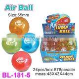 80mm Christmas Air Ball,bouncing Ball,air Ball Printed With Heart thumbnail-2