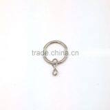 Brushed Nickel Plated Metal Curtain Rod Ring Loose Eyelet ID35mm/OD42mm thumbnail-1