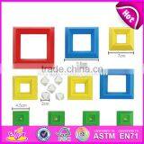 Best Design Classic Geometry Blocks Wooden Baby Learning Shapes W13E065 thumbnail-4