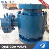 DIN/API Flange Forged Steel Trunnion Ball Valve thumbnail-5