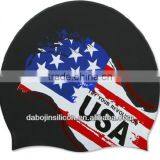 National Flag Swim Caps With CE/ROHS Certification