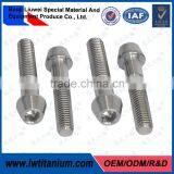 High Quality DIN912 Titanium Hexagon Socket Tapered Head Cap Screws thumbnail-1