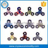 Fidget Spinner Toy Plastic ABS Aluminum Copper Hand Spinner With 608 Ceramic Ball Bearing