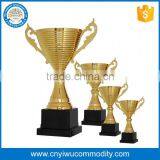 Plastic Football Trophy,sport Metal Medals for Sport Meeting Trophy,gold Flowers Awards Trophy thumbnail-1