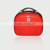 Mini Size Hard Shell Plastic Vanity Bag Cosmetic Case With Zip and Handle thumbnail-5