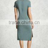 Midi Dresses 2017 Women Summer Sexy Scoop Neck T-Shirt Midi Dress HSd9208 thumbnail-3