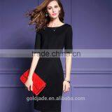 OEM Beauty Women Designer Formal Dress Ladies Office Dress Ladies Formal One-piece Dresses thumbnail-2