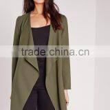 Outdoor Women Cheap Khaki Thin Outer Layer Waterfall Jacket thumbnail-2
