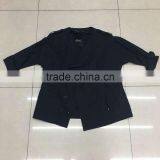 Women Latest Fashion Black Short Suit Jacket Factory Closeout thumbnail-1