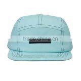 Blank 5 Panel Cap Hat Flat Brim Hot Sell Wholesale Camp Caps thumbnail-1