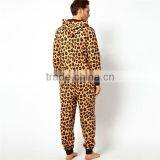 PA0005A Adult Leopard Print Wholesale Adult Onesie Pajamas thumbnail-3