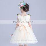 New Model Girl Dress Gauze Princess Dress Sleeveless Flowers Child White Angel Dress thumbnail-5