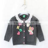 Girls Lace Decorated Sweater Knitted Designs Pictures thumbnail-2