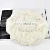 Women's Warm Knit Wool Beanie Pumpkin Ball Pumpkin Ladies Winter Wool Hat 9083 thumbnail-6