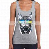 Custom Men and Women Cotton Printing Tank Top thumbnail-4
