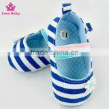 Fashion Stripes Newborn Crib Shoes Baby Shoes Toddlers Soft Shoes thumbnail-6