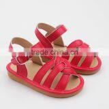 Summer Handmade PU Leather Sadals Funny Kids Squeaky Shoes 2017 thumbnail-1