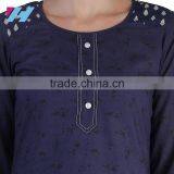 Wholesale Fitness Apparel Ladies Fancy Long Kurta thumbnail-4