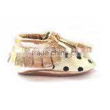 Wholesale Italian Leather Soft Sole Moccasins Baby Shoes With Tassel thumbnail-3