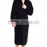 Luxury Men's Thermal Coral Fleece Bathrobe Dressing Gown thumbnail-4