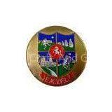 Customized School Zinc Alloy Custom Medals, With Filling Colors and Gold Plated Finish