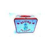 Cute Cartoon Metal Tin Container Hinge Box For Food / Coffee / Cookie Storage thumbnail-1