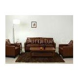 Leather + Wooden Sofa Designs upholstery furniture For office waiting room