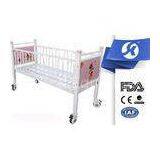 Moveble Homecare Steel Hospital Baby Bed , Safety Hospital Baby Cot