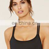 Polyester Spandex Yoga Wear Wholesale Dry Fit Sports Bra Blue Fitness Gym Bra thumbnail-4