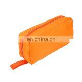 Travel Company Customized Orange Promotional Nylon Hanging Toiletry Bag thumbnail-1
