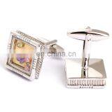 Luxury Cufflinks Colorful Crystal Square Wedding Cufflinks thumbnail-4