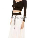 2016 New Arrive Ladies Plain Crop Top thumbnail-2