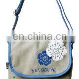 Fashional Girls Canvas Messenger Bag thumbnail-4