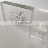 Black Square Acrylic Logo Block Display Pmma Plexiglass Acrylic Block thumbnail-2