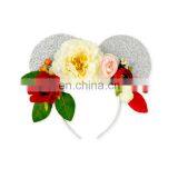 Cute Girl 4th Of July Minnie Flower Hairbands Head Bands For Girls Baby Kids Independence Day Headband thumbnail-4