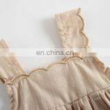 Lovely Summer Hot Sale Slip Dress Romper One Piece Baby Girl Cotton Romper thumbnail-4